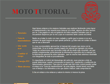Tablet Screenshot of mototutorial.com